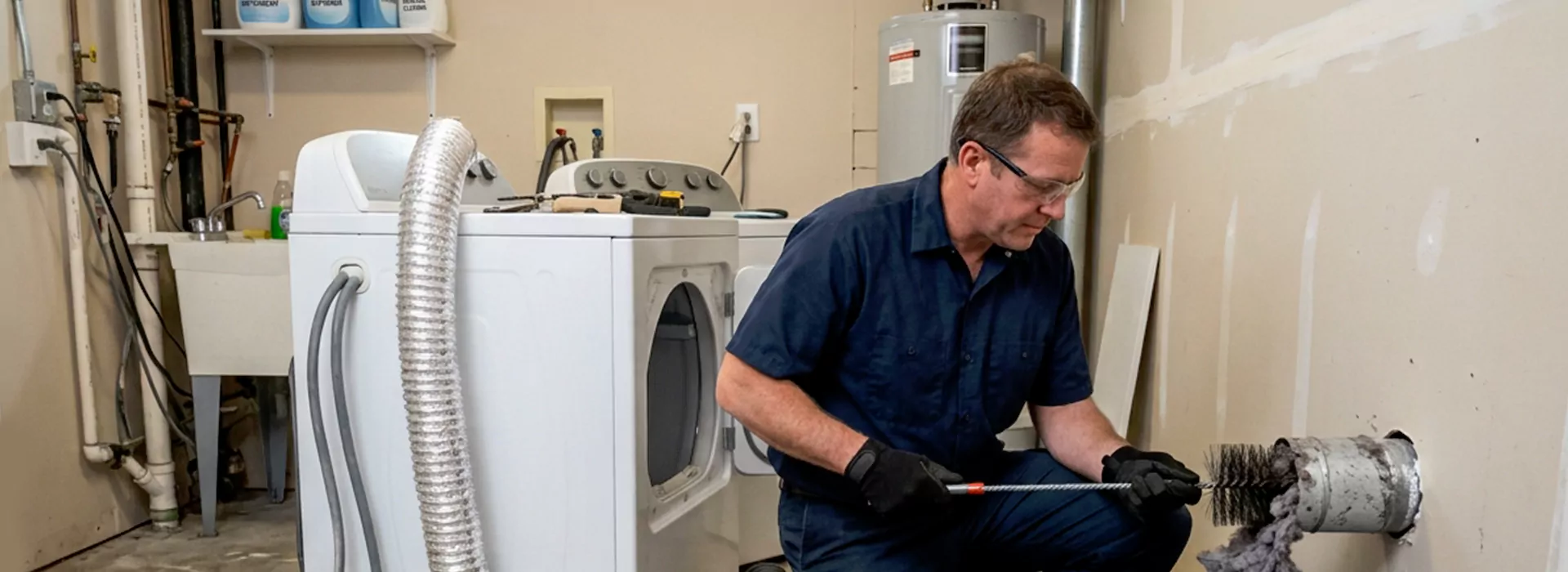 Clogged Dryer Vent Repair in East Orange, New Jersey