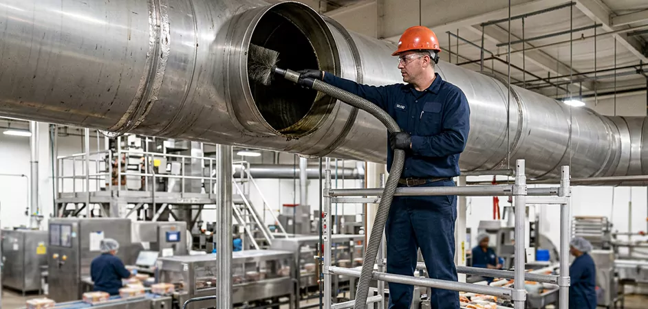 Food Processing Facility Duct Cleaning in East Orange