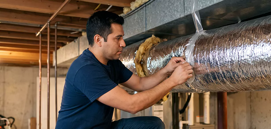 Duct Insulation Upgrade in East Orange
