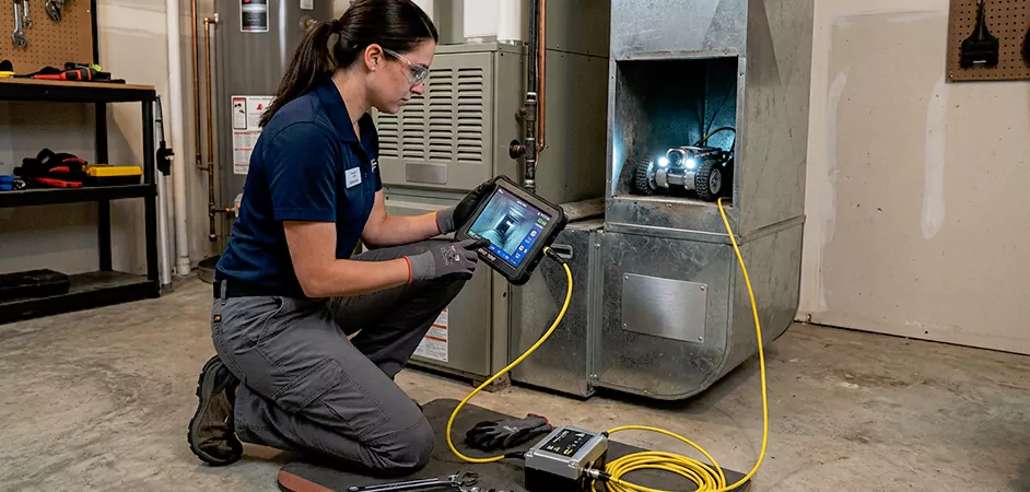 Robotic Duct Inspection in East Orange
